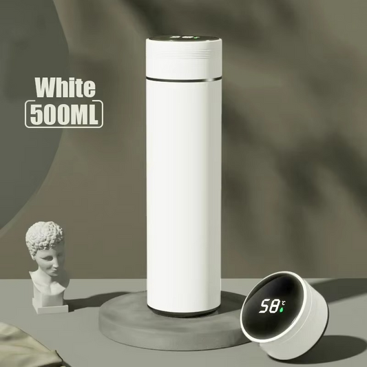 500ML Temperature Display Thermos Cup Stainless Steel Divided Thermos Bottle Outdoor Vacuum Insulated Cup